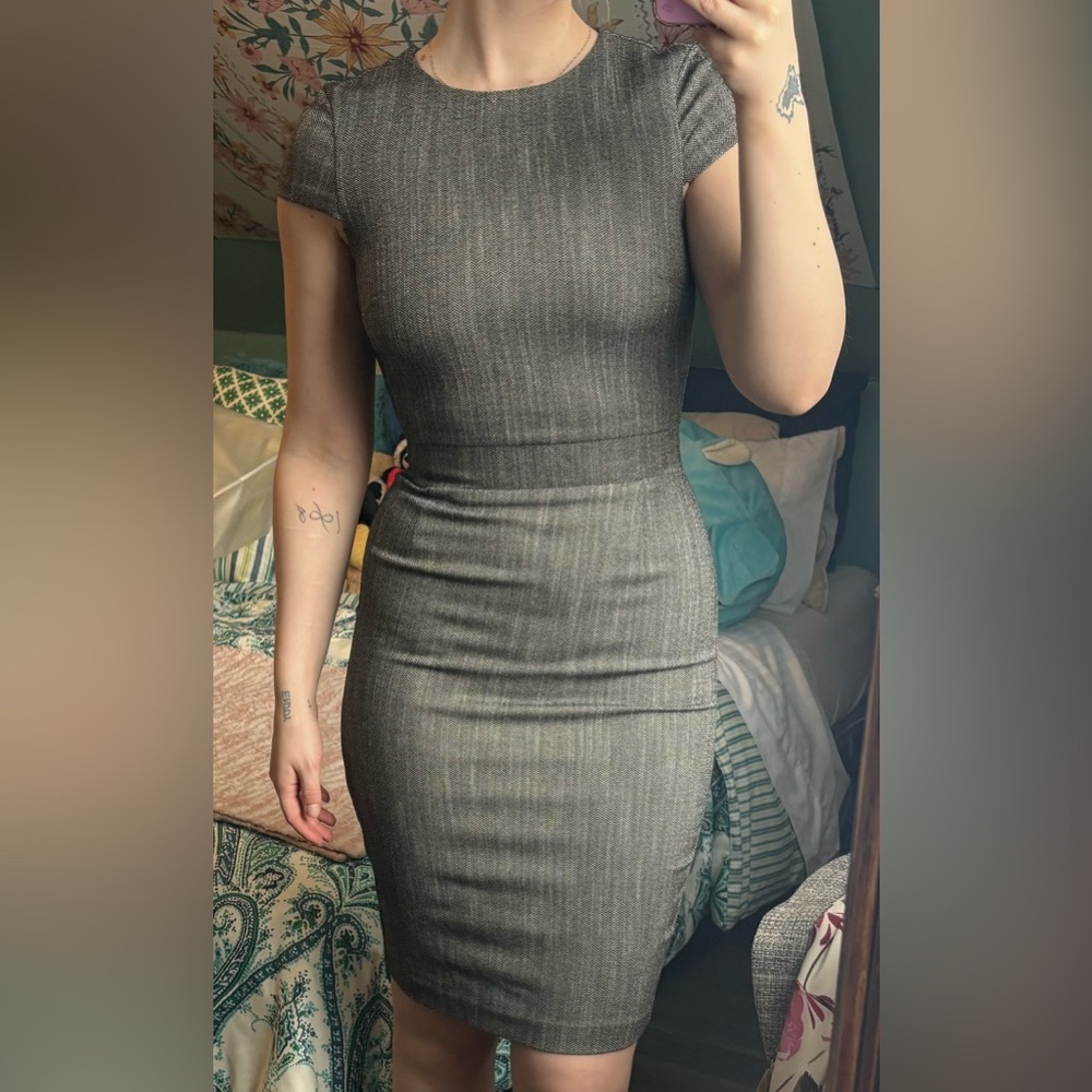 Elegant Gray Women's Dress